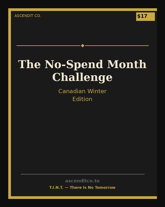 The No-Spend Month Challenge: Canadian Winter Edition